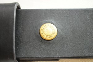 画像4: ART BROWN アートブラウン VGB40142AB クロムエクセルレザー 40mm幅 真鍮バックル ギャリソンベルト プルアップレザー ゴールド ホーウィン社  オイルドレザー グッズ ベルト 日本製