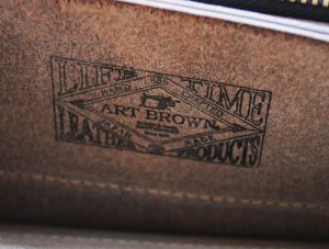 画像8: ART BAROWNアートブラウン VGW00105AB　クロムエクセル トラッカーズウォレットM　ホーウィン社　オイルドレザー　本革　ヌメ　ブラック　グッズ　ウォレット　長財布