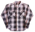 画像2: MOMOTAROU JEANS　桃太郎ジーンズ　05-310　オリジナルチェック・ワークシャツ　裏起毛　ネルシャツ　コットン100％　トップス (2)