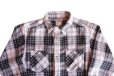 画像3: MOMOTAROU JEANS　桃太郎ジーンズ　05-310　オリジナルチェック・ワークシャツ　裏起毛　ネルシャツ　コットン100％　2021年新作　トップス (3)