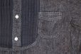 画像5: graphzero グラフゼロ GZ-PTDL-0208 プリーテッドドレスL/Sシャツ きれいなシルエットで着られる デニムシャツ クラシカル ワーク 男女兼用 ユニセックス 長袖シャツ