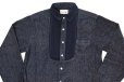 画像3: graphzero グラフゼロ GZ-PTDL-0208 プリーテッドドレスL/Sシャツ きれいなシルエットで着られる デニムシャツ クラシカル ワーク 男女兼用 ユニセックス 長袖シャツ
