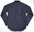 画像9: graphzero グラフゼロ GZ-PTDL-0208 プリーテッドドレスL/Sシャツ きれいなシルエットで着られる デニムシャツ クラシカル ワーク 男女兼用 ユニセックス 長袖シャツ