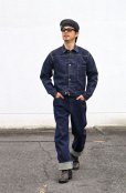 画像2: BUZZ RICKSON'S バズリクソンズ  BR43041 WORLD WAR II WAIST OVERALLS 大戦 ジーパン 13.6oz デニム ウエスト オーバーオールス  standard straight スタンダード ストレートタイプ  made in japan 5pocket denimpants 5ポケット ジーンズ ジーパン デニムパンツ 国産デニム “FOR THE DURATION” (2)