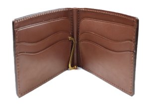 画像7: KC's ケイシイズ 熟練職人 手彫り 手染め の マネークリップ アルチザン DX カービング バスケット・スタンプ 本革 使用 牛革 ターコイズ 