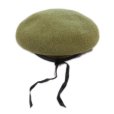 画像8: DAPPER'S ダッパーズ lot.1598 ARMY Style Woolen Beret アーミースタイル ベレー帽 ウール 100% ミリタリー 帽子 オリーブソリッド ブラックソリッド