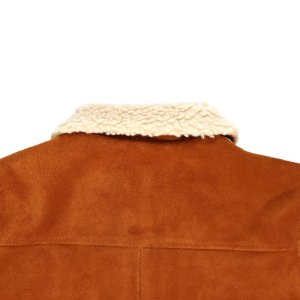 画像17: Y'2 LEATHER ワイツーレザー WJ-02 STEER SUEDE LUNCH COAT ステア スウェード ランチコート  ウールパイル ライナー