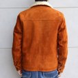 画像5: Y'2 LEATHER ワイツーレザー WJ-02 STEER SUEDE LUNCH COAT ステア スウェード ランチコート  ウールパイル ライナー