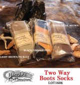 DAPPER'S ダッパーズ lot. 1606 Two Way Boots Socks ロンフレッシュ加工 で 天然由来 の 防臭 防菌 ! ブーツソックス 靴下