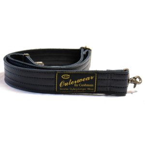 画像11: CUSHMAN クッシュマン 29118 LEATHER SHOULDER BAG MEDIUM シボ感のある カウハイド シュリンクレザー を使用した レザーショルダーバッグ ( Mサイズ ) スタッズカスタムショルダーバック 牛革 真鍮スタッズ WALDES社製ボールチェーン ジッパー