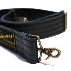 画像12: CUSHMAN クッシュマン 29118 LEATHER SHOULDER BAG MEDIUM シボ感のある カウハイド シュリンクレザー を使用した レザーショルダーバッグ ( Mサイズ ) スタッズカスタムショルダーバック 牛革 真鍮スタッズ WALDES社製ボールチェーン ジッパー