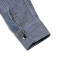 画像10: DALEE'S&CO ダリーズアンドコー Surgical Denim 20s SURGICAL DENIM サージカルデニムシャツ 肌触りの良い インディゴパナマ生地 の レイルロードシャツ トップス 長袖シャツ