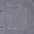 画像11: DALEE'S&CO ダリーズアンドコー Surgical Denim 20s SURGICAL DENIM サージカルデニムシャツ 肌触りの良い インディゴパナマ生地 の レイルロードシャツ トップス 長袖シャツ