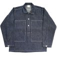 画像4: BUZZ RICKSONS バズリクソンズ BR15301 U.S. ARMY DENIM PULLOVER JACKET USアーミー デニム プルオーバー ジャケット コットン100％ ブルーデニム 使用 アウター ジャケット ワークスタイル ミリタリー (4)