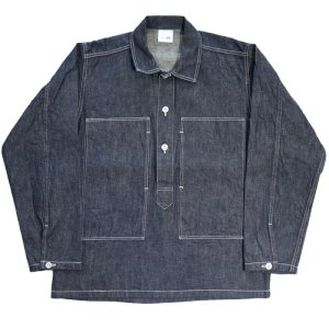 画像4: BUZZ RICKSONS バズリクソンズ BR15301 U.S. ARMY DENIM PULLOVER JACKET USアーミー デニム プルオーバー ジャケット コットン100％ ブルーデニム 使用 アウター ジャケット ワークスタイル ミリタリー