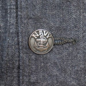 画像6: BUZZRICKSON'Sバズリクソンズ BR12744A U.S NAVY ユーティリティジャケット デニム ネイビー ミリタリー ジャケット ダンガリージャンパー アウター ジャケット ミリタリースタイル