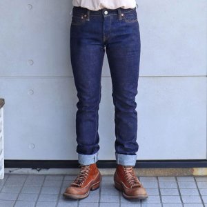 画像2: MOMOTARO JEANS 桃太郎ジーンズ 5003SP tight straight ladies pants zip fly 14.7オンス出陣レディースレギュラーライズタイトストレート（ジッパーフライ） made in japan 5pocket denimpants 5ポケット ジーンズ ジーパン デニムパンツ 国産ジーンズ