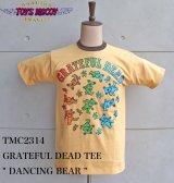 TOYS McCOY トイズマッコイ TMC2314 半袖 グレイトフル・デッド ダンシングベア デッドベア Tシャツ グラデーションカラー プリント GRATEFUL DEAD TEE " DANCING BEAR "