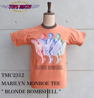 画像1: TOYS McCOY トイズマッコイ TMC2312 半袖 マリリンモンロー Tシャツ (ブロンド・ボムシェル) コラージュデザイン プリント　MARILYN MONROE TEE " BLONDE BOMBSHELL "