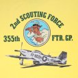 画像11: BUZZ RICKSON'S バズリクソンズ BR79126 S/S T-SHIRT 2nd SCOUTING FORCE プリントTシャツ アメリカ海軍 偵察隊 第355戦闘大隊 P-51マスタング プリント デザイン コットン100％ ミリタリー半袖 Tシャツ