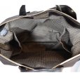 画像8: DELUXE WARE デラックスウエア DLB-014 COMBI HELMET BAG ミリタリーバッグの機能をアップグレード フランス産ホースハイド と パラフィンダックのコンビ色ヘルメットバッグ ミリタリー バッグ 鞄