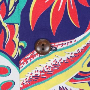 画像7: SUN SURF サンサーフ SS38804 RAYON HAWAIIAN SHIRT “BIRD OF PARADISE & MONSTERA”　ハワイアンシャツ  アロハシャツ バードオブアイランド モンステラ ボーダー・パターン レーヨン羽二重