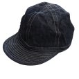 画像2: BUZZ RICKSON'S バズリクソンズ BR02308 HAT, WORKING, DENIM (MOD.) ARMY DENIM CAP アーミーデニムキャップ ミリタリー カットオフ デニムワーク キャップ グッズ 帽子 (2)