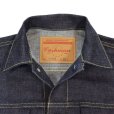 画像7: CUSHMAN  クッシュマン 21352  13.5oz デニム 2ndモデル ジャケット リジット ノンウォッシュ サンフォライズ加工 防縮加工 切り替え サイドパネル付き セカンドGジャン デニムジャケット