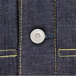 画像12: CUSHMAN  クッシュマン 21352  13.5oz デニム 2ndモデル ジャケット リジット ノンウォッシュ サンフォライズ加工 防縮加工 切り替え サイドパネル付き セカンドGジャン デニムジャケット