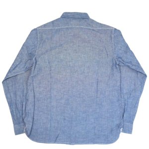 画像13: BUZZ RICKSON'S バズリクソンズ BR25995 BLUE CHAMBRAY WORK SHIRTS (LONG SLEEVE) 1950年代 U.S.NAVY 米海軍 ユーティリティ シャツ ブルーシャンブレーシャツ ワークシャツ ミリタリーシャツ ヴィンテージ  復刻 経年変化 長袖シャツ