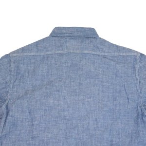 画像14: BUZZ RICKSON'S バズリクソンズ BR25995 BLUE CHAMBRAY WORK SHIRTS (LONG SLEEVE) 1950年代 U.S.NAVY 米海軍 ユーティリティ シャツ ブルーシャンブレーシャツ ワークシャツ ミリタリーシャツ ヴィンテージ  復刻 経年変化 長袖シャツ