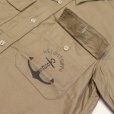画像9: JELADO ジェラード S/S Officer Shirt USCG ワークシャツ がベースの FORTY ORIGINAL デザイン ミリタリー ステンシル カスタム 半袖シャツ short sleeve shirt