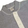 画像3: BUZZ RICKSON'S バズリクソンズBR68130 THERMAL HENLEY NECK T-SHIRTS  肌触りの良い着心地 の ヘンリーネック ミリタリー サーマル Tシャツ ワッフル サーマル 長袖Tシャツ