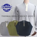 BUZZ RICKSON'S バズリクソンズBR68130 THERMAL HENLEY NECK T-SHIRTS  肌触りの良い着心地 の ヘンリーネック ミリタリー サーマル Tシャツ ワッフル サーマル 長袖Tシャツ