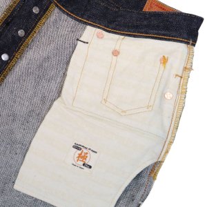 画像13: SAMURAI JEANS サムライジーンズ S710XX19OZll 19oz 極 細身ストレートモデル ワンウォッシュ済み　19oz刀耳セルビッチ 半月 専用革パッチ ヘビーオンス　デニム デニムパンツ　ジーパン 国産 日本製