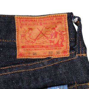 画像21: SAMURAI JEANS サムライジーンズ S710XX19OZll 19oz 極 細身ストレートモデル ワンウォッシュ済み　19oz刀耳セルビッチ 半月 専用革パッチ ヘビーオンス　デニム デニムパンツ　ジーパン 国産 日本製