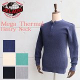 JELADO ジェラード メガサーマル ヘンリーネック  AB94236 Mega Thermal Henry Neck 肉厚で伸縮性のある 着心地の良い サーマルワッフル 防寒 保温 ミリタリー Tシャツ トップス 長袖