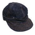 画像4: SAMURAI JEANS サムライジーンズ SJ201WC-5000VX17oz 17ozデニムワークキャップ 零モデルをイメージ 人気モデル ワークキャップ メカニックキャップ A-3キャップ デニムキャップ ワーク ミリタリー