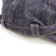 画像10: SAMURAI JEANS サムライジーンズ SJ201WC-5000VX17oz 17ozデニムワークキャップ 零モデルをイメージ 人気モデル ワークキャップ メカニックキャップ A-3キャップ デニムキャップ ワーク ミリタリー