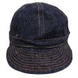 画像3: SAMURAI JEANS サムライジーンズ SJ201WC-5000VX17oz 17ozデニムワークキャップ 零モデルをイメージ 人気モデル ワークキャップ メカニックキャップ A-3キャップ デニムキャップ ワーク ミリタリー