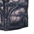 画像8: DELUXEWARE デラックスウエア D-24 HORSE DOWN VEST ホースハイドとグースダウンのアウターベスト ヨーロッパ産 馬革 本革 クロムレザー クラシカル ベスト  ダウンベスト