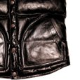 画像13: DELUXEWARE デラックスウエア D-24 HORSE DOWN VEST ホースハイドとグースダウンのアウターベスト ヨーロッパ産 馬革 本革 クロムレザー クラシカル ベスト  ダウンベスト