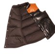 画像14: DELUXEWARE デラックスウエア D-24 HORSE DOWN VEST ホースハイドとグースダウンのアウターベスト ヨーロッパ産 馬革 本革 クロムレザー クラシカル ベスト  ダウンベスト