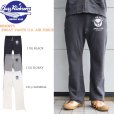 画像1: BUZZ RICKSONS バズリクソンズ BR40973 SWEAT PANTS U.S. AIR FORCE 丸胴 ミリタリー エアフォース スウェットパンツ 裏起毛 紐 トレーナー パンツ スウェット (1)