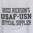 画像8: BUZZ RICKSON'S バズリクソンズ BR69193 30th ANNIVERSARY MODEL HORIZONTAL KNITTING HEAVY WEIGHT SWEAT SHIRTS 30周年記念 プリント ホリゾンタルスウェット USF-USN OFFICIAL SPPILIER ミリタリー フライトジャケット コントラクター 裏起毛 トレーナー ヘビースウェット