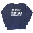 画像14: BUZZ RICKSON'S バズリクソンズ BR69193 30th ANNIVERSARY MODEL HORIZONTAL KNITTING HEAVY WEIGHT SWEAT SHIRTS 30周年記念 プリント ホリゾンタルスウェット USF-USN OFFICIAL SPPILIER ミリタリー フライトジャケット コントラクター 裏起毛 トレーナー ヘビースウェット