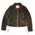 画像5: Y'2LEATHER ワイツーレザー  LADY'S LR-01 STEER SUEDE FRINGE JACKET レディース ステアスエード フリンジ ジャケット ウエスタン 革紐 クレセントポケット スマイルポケット 本革 牛革 革ジャン レザージャケット