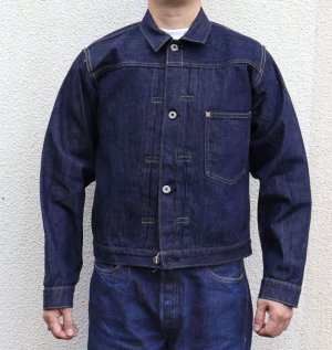 画像2: BUZZ RICKSON'S バズリクソンズ BR16041 WORLD WAR II DENIM BLOUSE 1st type ファーストモデル 4つボタン 大戦 デニムブラウス 13.6oz ヴィンテージ 復刻 Gジャン ジャケット “FOR THE DURATION”