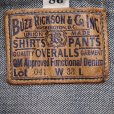 画像7: BUZZ RICKSON'S バズリクソンズ BR16041 WORLD WAR II DENIM BLOUSE 1st type ファーストモデル 4つボタン 大戦 デニムブラウス 13.6oz ヴィンテージ 復刻 Gジャン ジャケット “FOR THE DURATION”