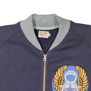 画像5: TOYS McCOY トイズマッコイ TMC2365 C-2 SWEAT 8TH AF " FLIGHT "A" NCO ACADEMY " ミリタリースウェット 空軍 士官学校 アカデミー C-2セーター プリント フルジップ 裏起毛 スウェット トレーナー